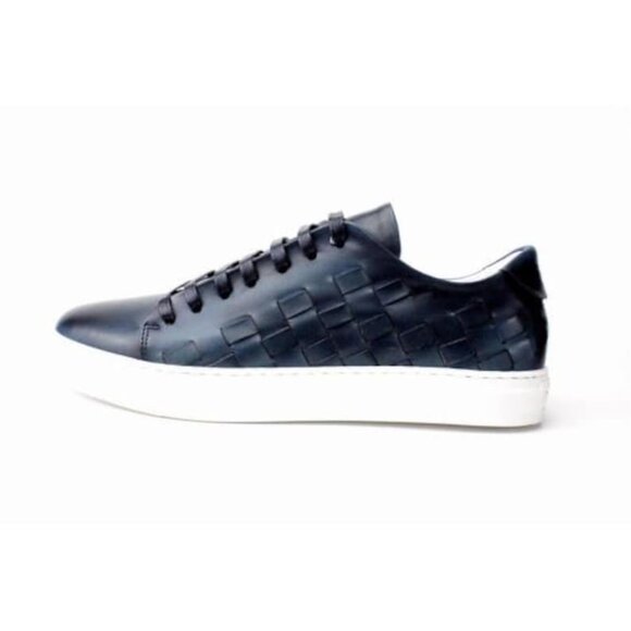 Italian Handmade Men\'s Leather Sneaker/ Tresse Italian Shoes Leather Sneaker / M main image 7